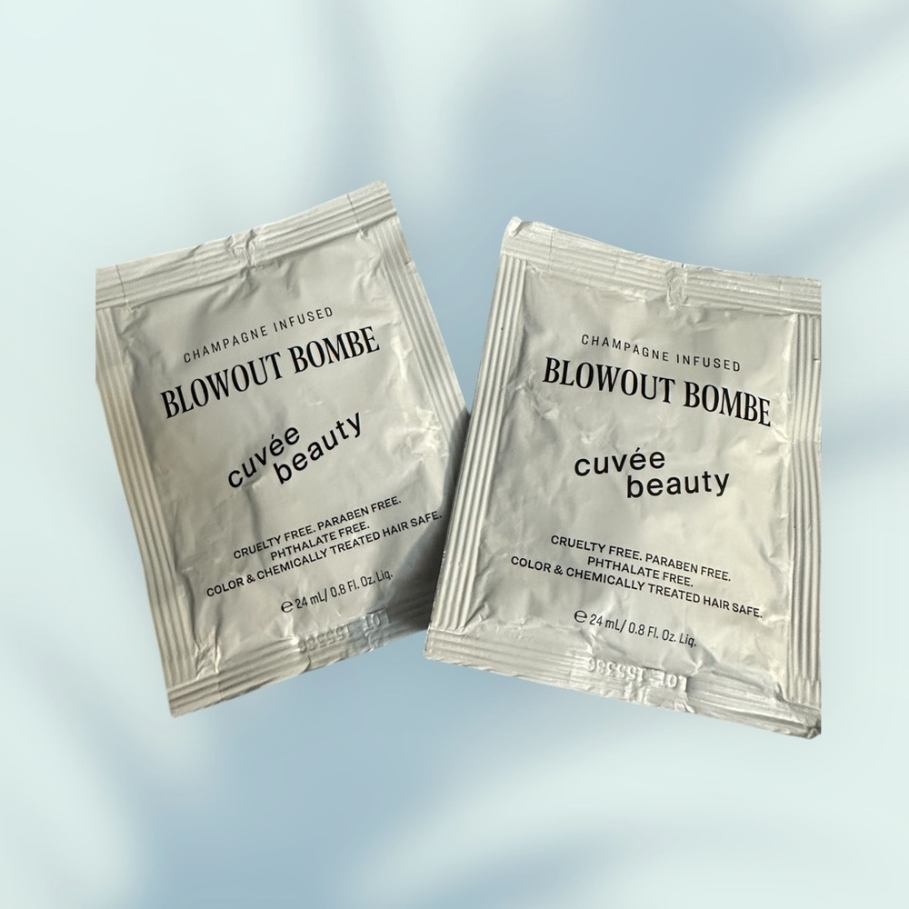 CUVEE BEAUTY X2 Champagne Infused Blowout Bombe Bomb SAMPLE 0.8oz/24ml SEALED